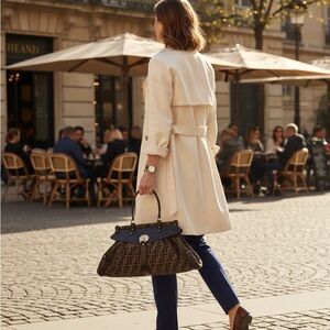 Fendi Brown FF Monogram.